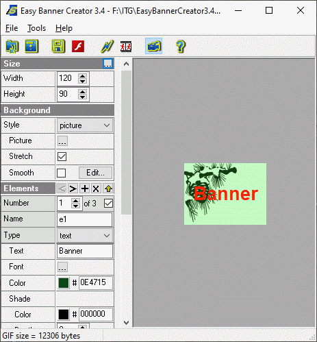 Easy-to-use tool for creation of animated or static banners in seconds.